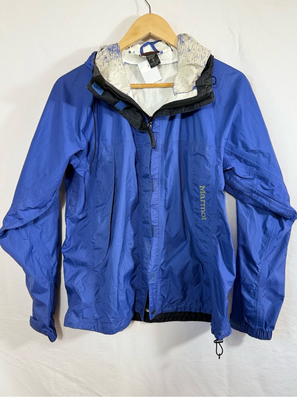 Marmot Sapphire Blue women's waterproof rain jacket